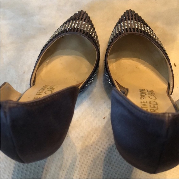 E Live from the red carpet Formal crystal embellished silky fabric high heels - Picture 11 of 11